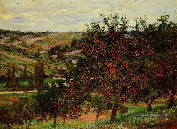 Pommiers près de Vetheuil Claude Monet Peinture à l'huile